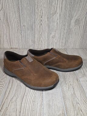 Red Wing ComfortPro 6705 Slip-On Work Shoes Brown Leather Mens Size 10.5